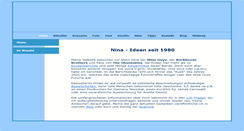 Desktop Screenshot of ninawelt.de